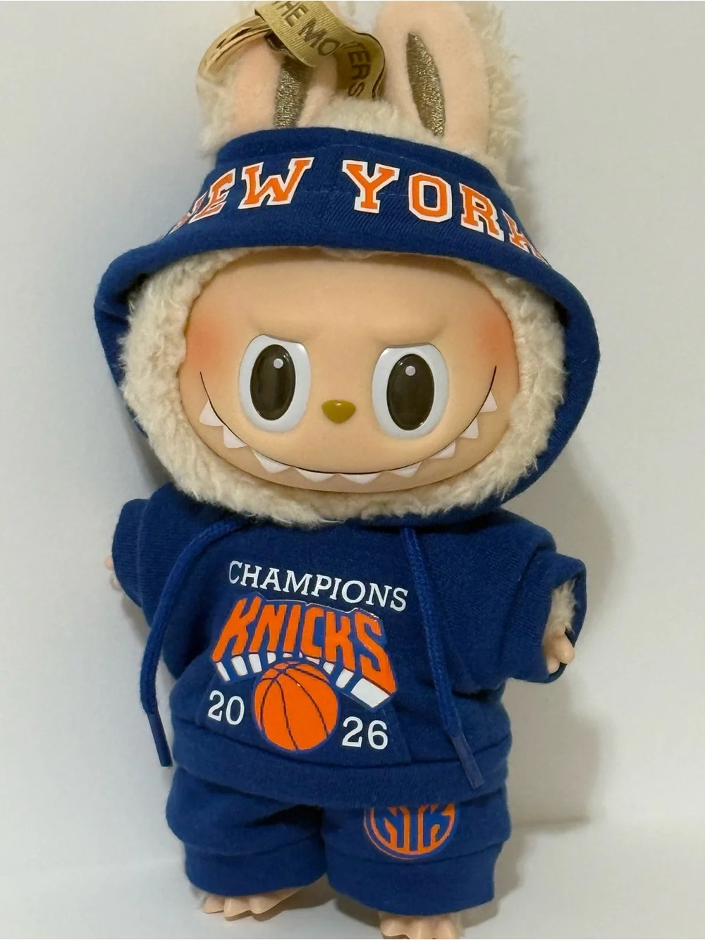Knicks Labubu 2pc “CHAMPIONS 2026” outfit New York NY